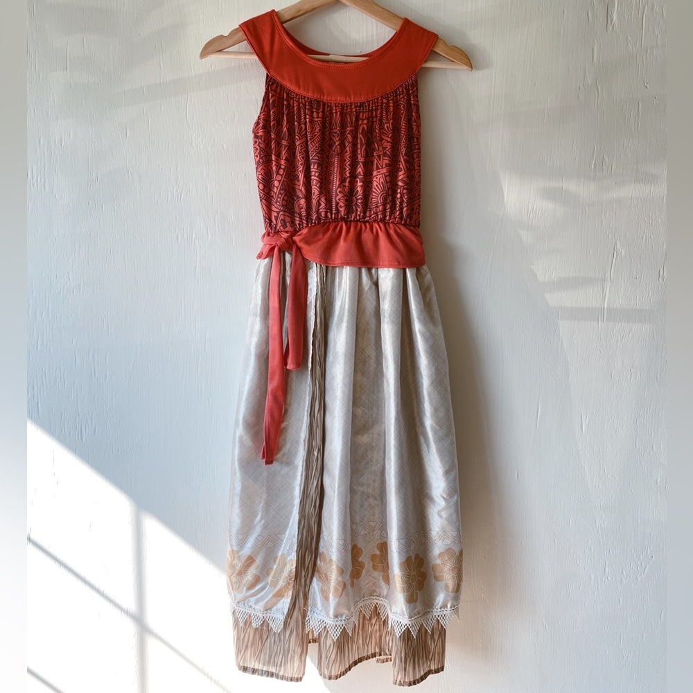 Disney Moana Island Princess Little Adventurers Character Costume Casual Dress